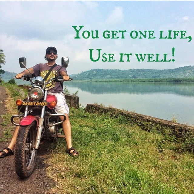 Once upon a time, when I was biking around Goa